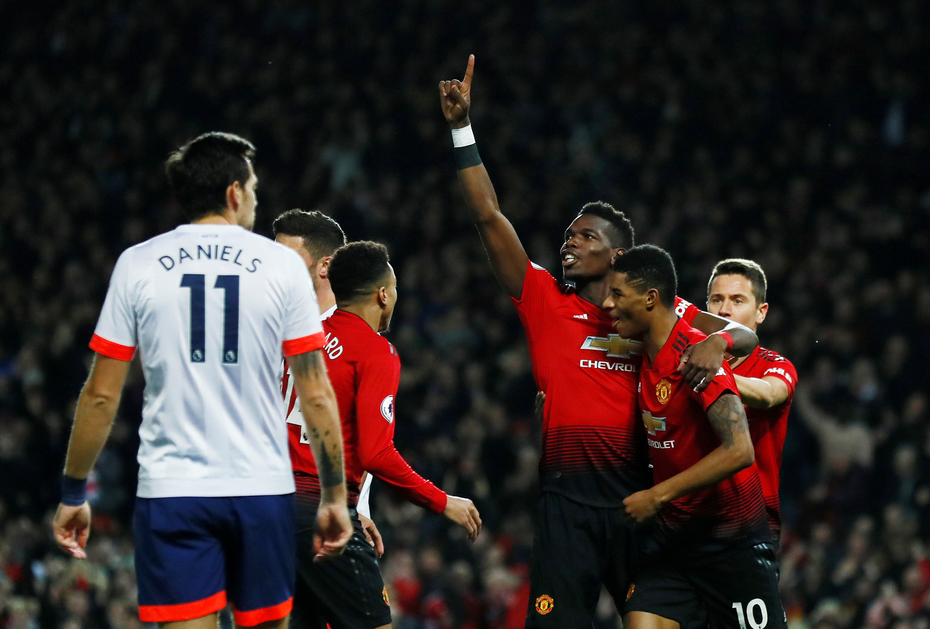 足球场上的 足球场上的